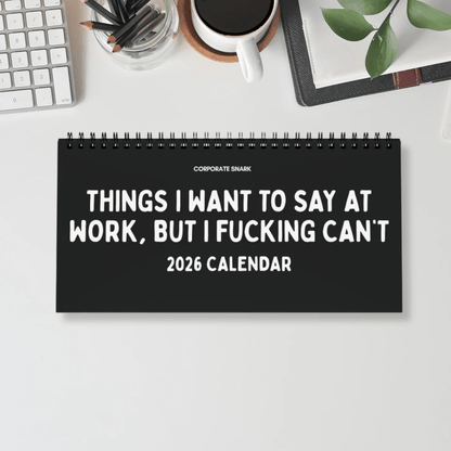 Cilifer®2026 Things I Want To Say At Work Desk Calendar