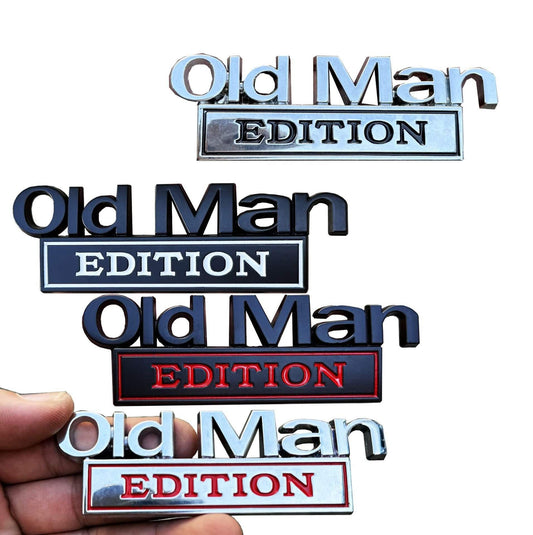 CZTICLE®🚗 Old Man Edition Car Emblem