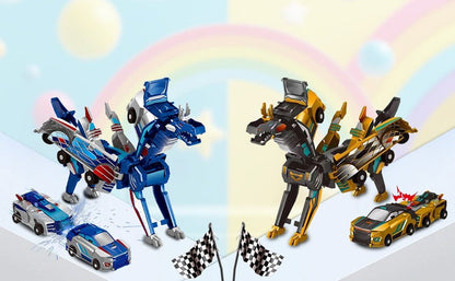 Cilifer® Collision Transforming Dinosaur Car Toy