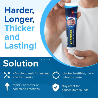 ❤️❤️Limited Valentine's Day stock | Save 50% Today|  RZXEA™ 41-Second Instant Erection Cream