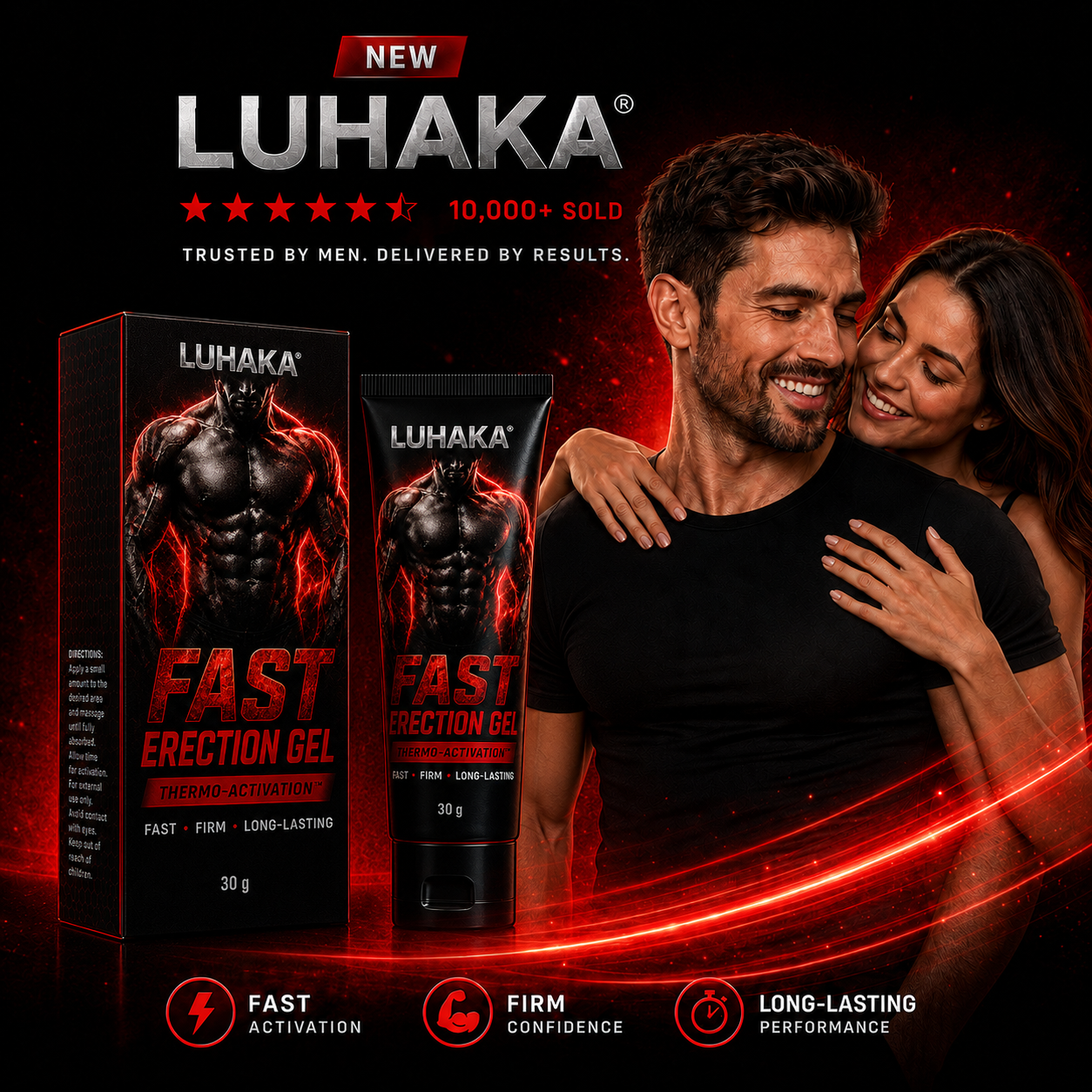 ❤️Limited stock | Save 50% Today LUHAKA® Fast Erection Gel