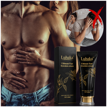 LUHAKA® Ultimate Fast Erection Cream (🍆 Enhanced Fullness & Size Appearance ⚡ Stronger, Firmer Erections 🩸 Supports Maximum Blood Flow & Expansion ⏱️ Improved Staying Power & Performance)