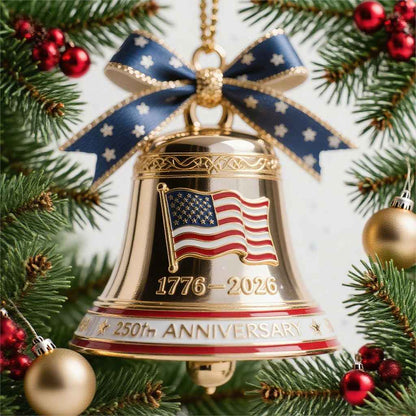 CZTICLE®USA 250th Anniversary Bell Ornaments