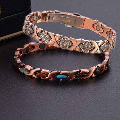 CZTICLE®🚀 Fresh Week Fresh Discounts 60% OFF -🍀Clover Copper Magnet Bracelet