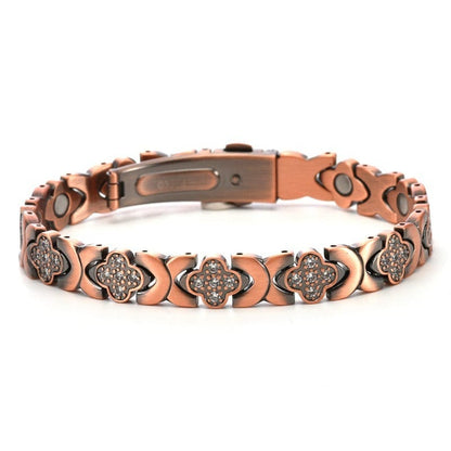CZTICLE®🚀 Fresh Week Fresh Discounts 60% OFF -🍀Clover Copper Magnet Bracelet
