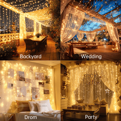 Cilifer®Remote-Control Led Curtain Light-9.8*9.8 FT