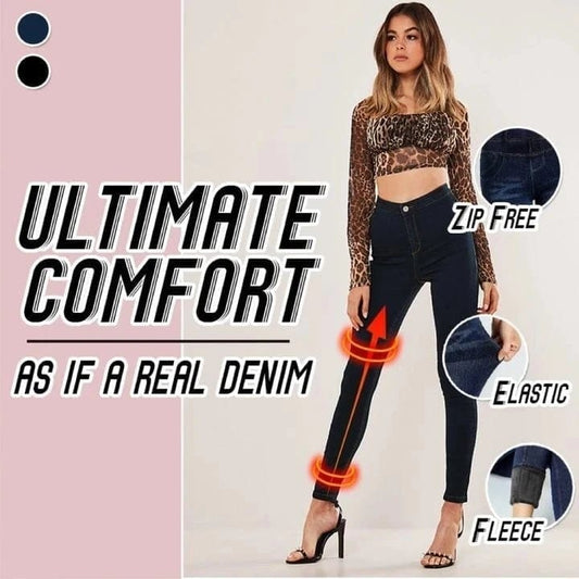 Cilifer®Thermal Fleece Denim Jeggings