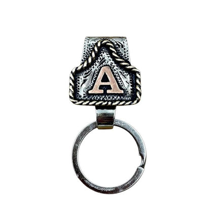 Cilifer®Handmade Cow Tag Belt  Key Holder with Custom Initial.