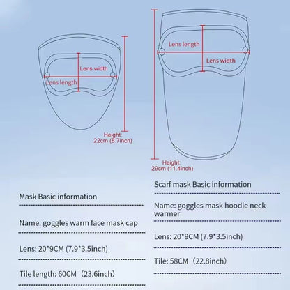 Cilifer®Winter warm fleece windproof high-definition goggles
