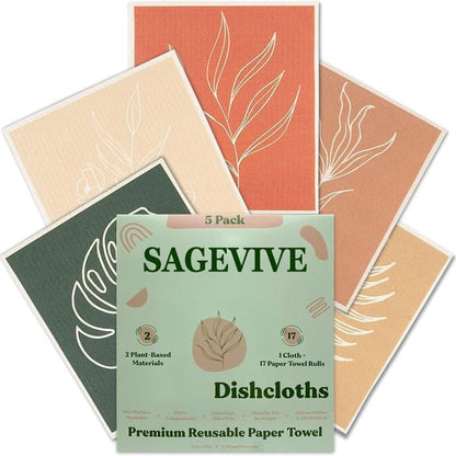 Cilifer®Dishcloths for Kitchen & Cleaning | 5 Pack