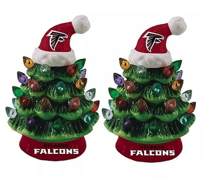 CZTICLE®🌲Evergreen Set of 2 4 LED Christmas Tree with NFL Team Logo
