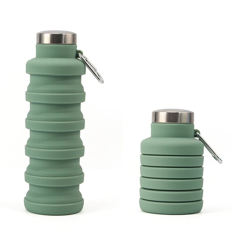 Cilifer®🏆Hot Sale🔥🔥Silicone foldable water bottle – Ideal for sports. travel & outdoor – Reusable & BPA-free