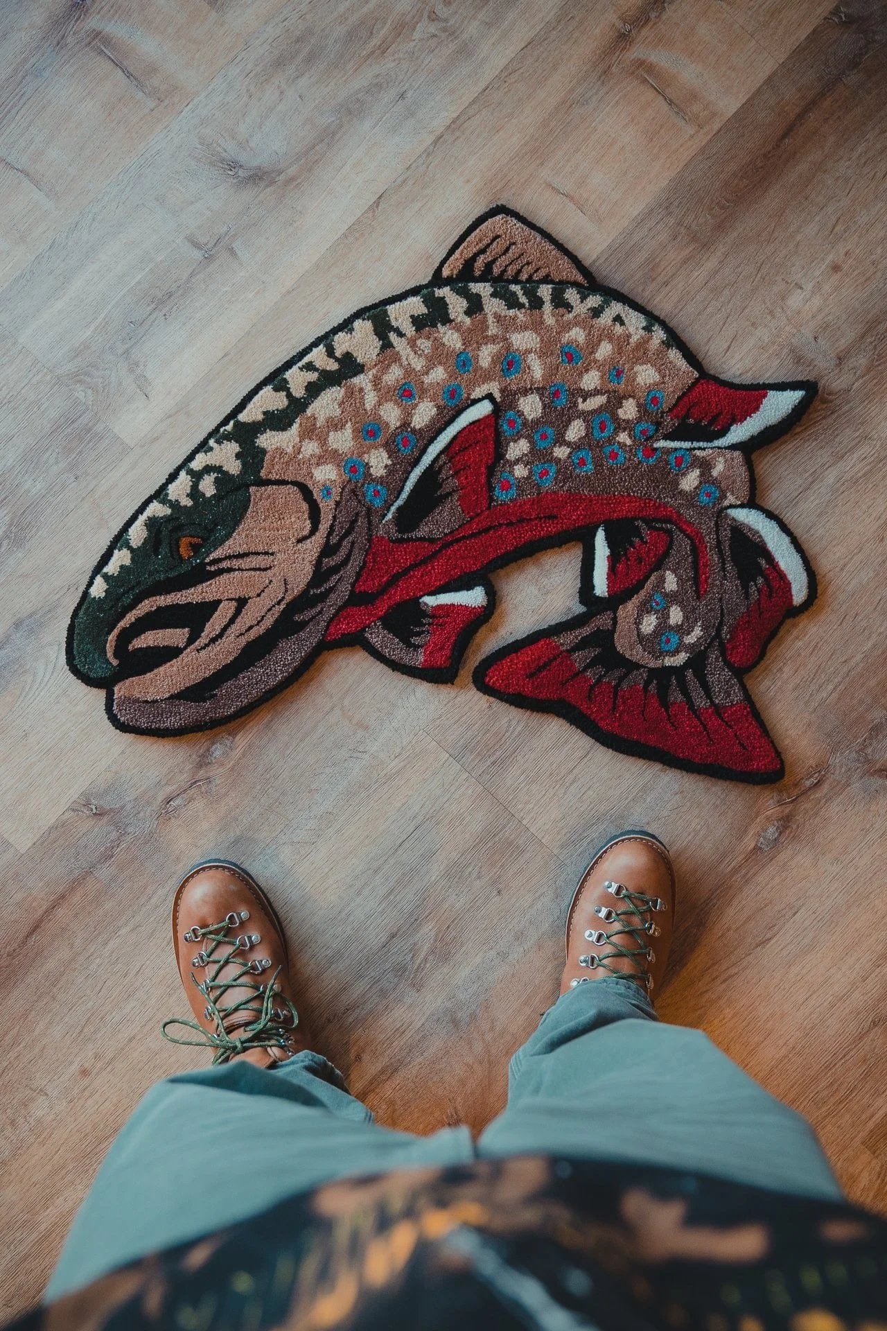 CZTICLE®🌈 Radiant Rainbow — Handcrafted Nature-Inspired Rugs