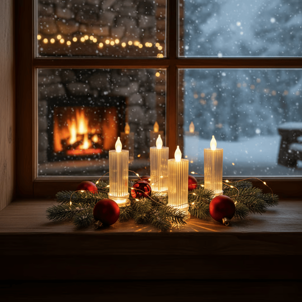 Cilifer®LED Crystal Candle Lights(4pcs in 1 set)