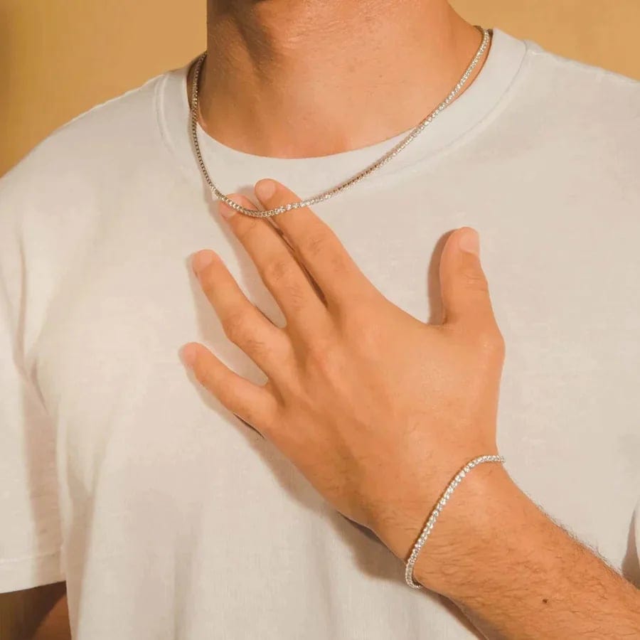 Cilifer®Crystal' Tennis Necklace + Free Bracelet