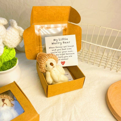 CZTICLE® 🎁Handmade Mini Plush Teddy Bear in Box