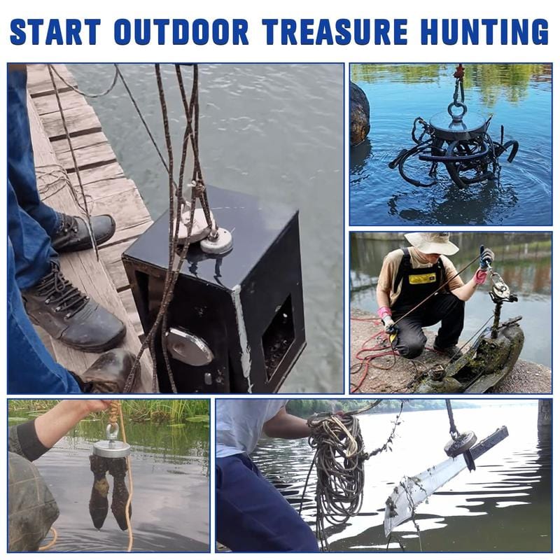 Cilifer®Fishing Magnet: 260LBS Super Strong Neodymium Magnet for Epic Treasure Hunting