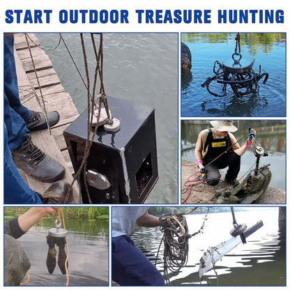 Cilifer®Fishing Magnet: 260LBS Super Strong Neodymium Magnet for Epic Treasure Hunting