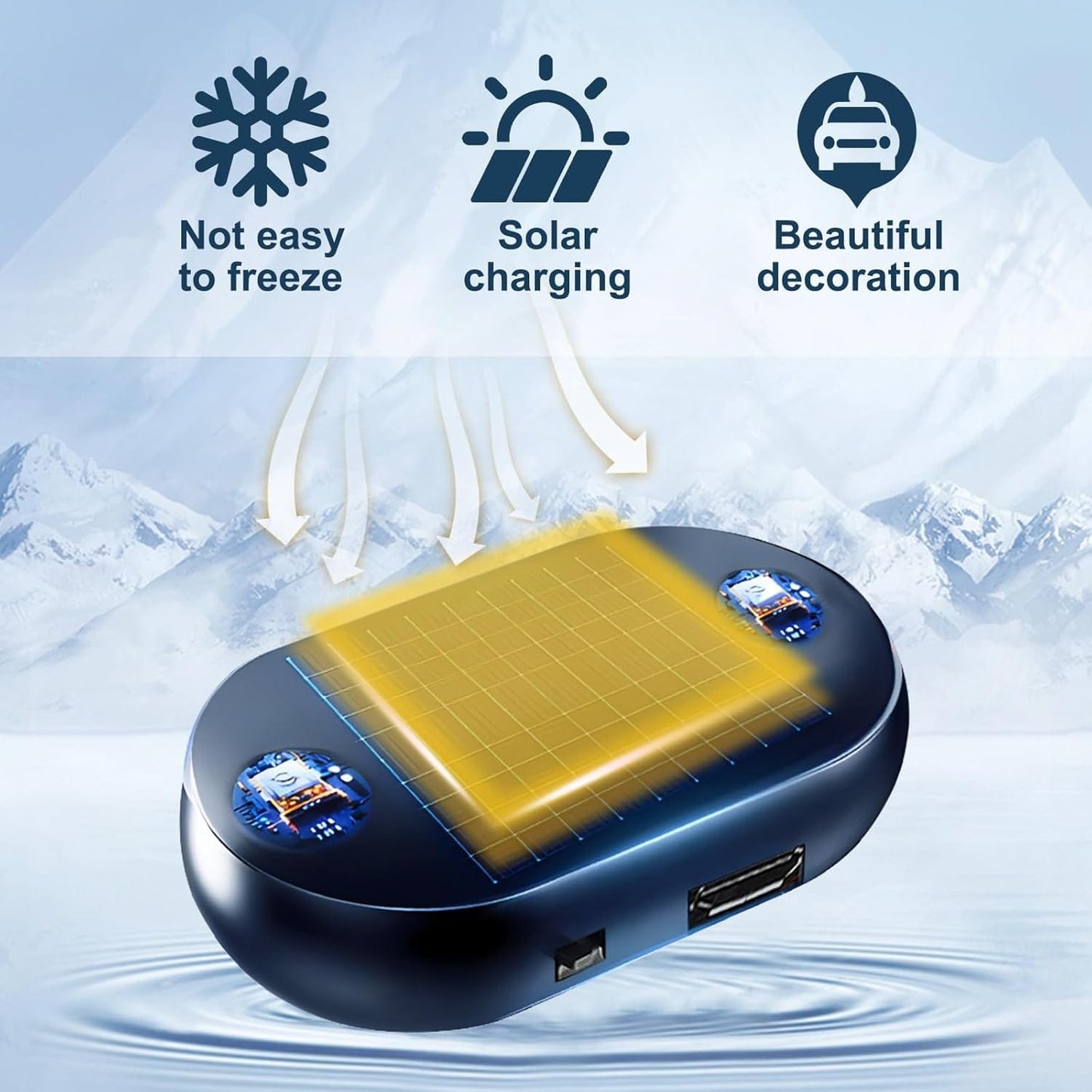 Cilifer®2025 Newest Electromagnetic Snow and Ice Prevention Device (Solar Powered)