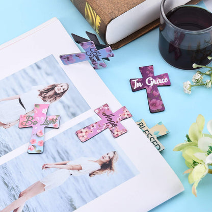 Cilifer® Magnetic Cross Bookmarks Gifts for Bible Study. Readers. Teachers. Students🌸✝️