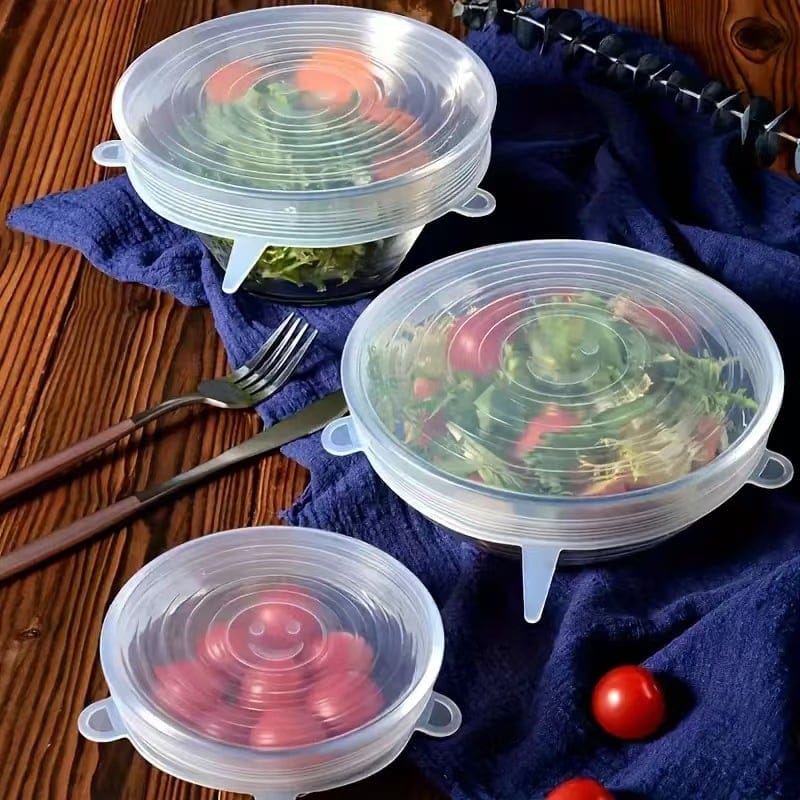 Silicone Cover Stretch Lids Reusable Airtight Food Wrap Covers – Visphotak