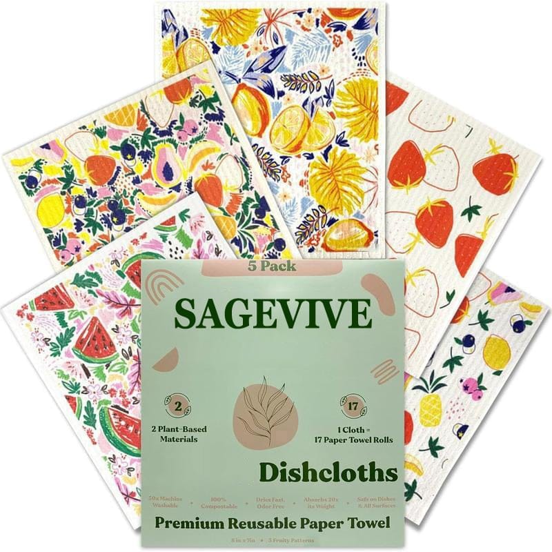 Cilifer®Dishcloths for Kitchen & Cleaning | 5 Pack