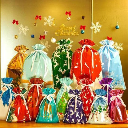 Cilifer®🎄Drawstring Christmas Gift Bags (Biodegradable)