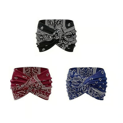 Cilifer®Printed cross yoga headband