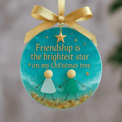 Cilifer®⏳LAST DAY SALE 49% OFF!⏰Friendship Sea Glass Christmas Ornament🌊✨Shaped by Nature & Crafted by Hand💝