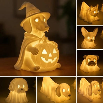 CZTICLE®Halloween Dachshund Pumpkin Lamp