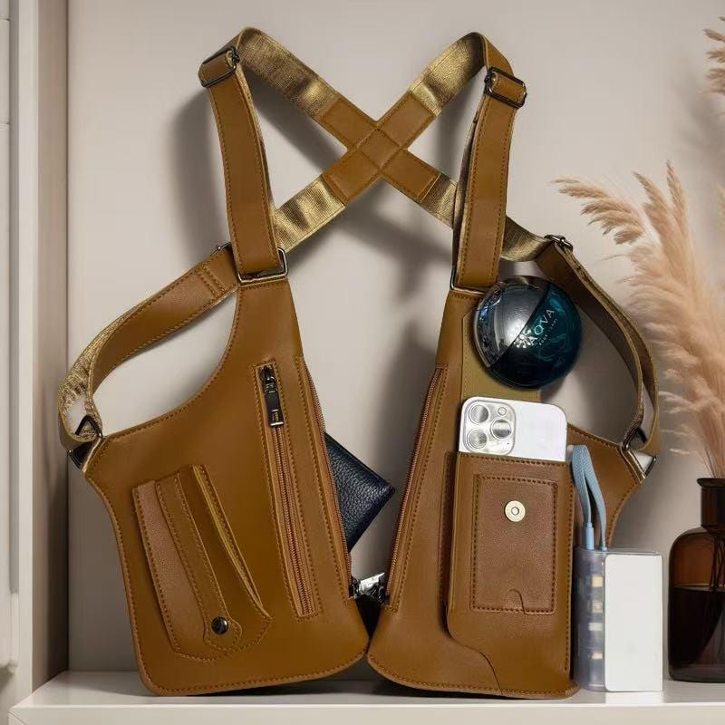 Cilifer®Premium Leather Adjustable Underarm Shoulder Bag for Men & Women