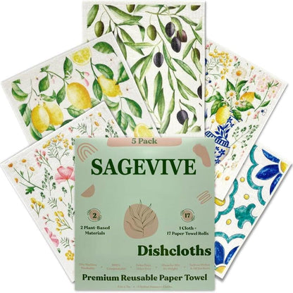 Cilifer®Dishcloths for Kitchen & Cleaning | 5 Pack