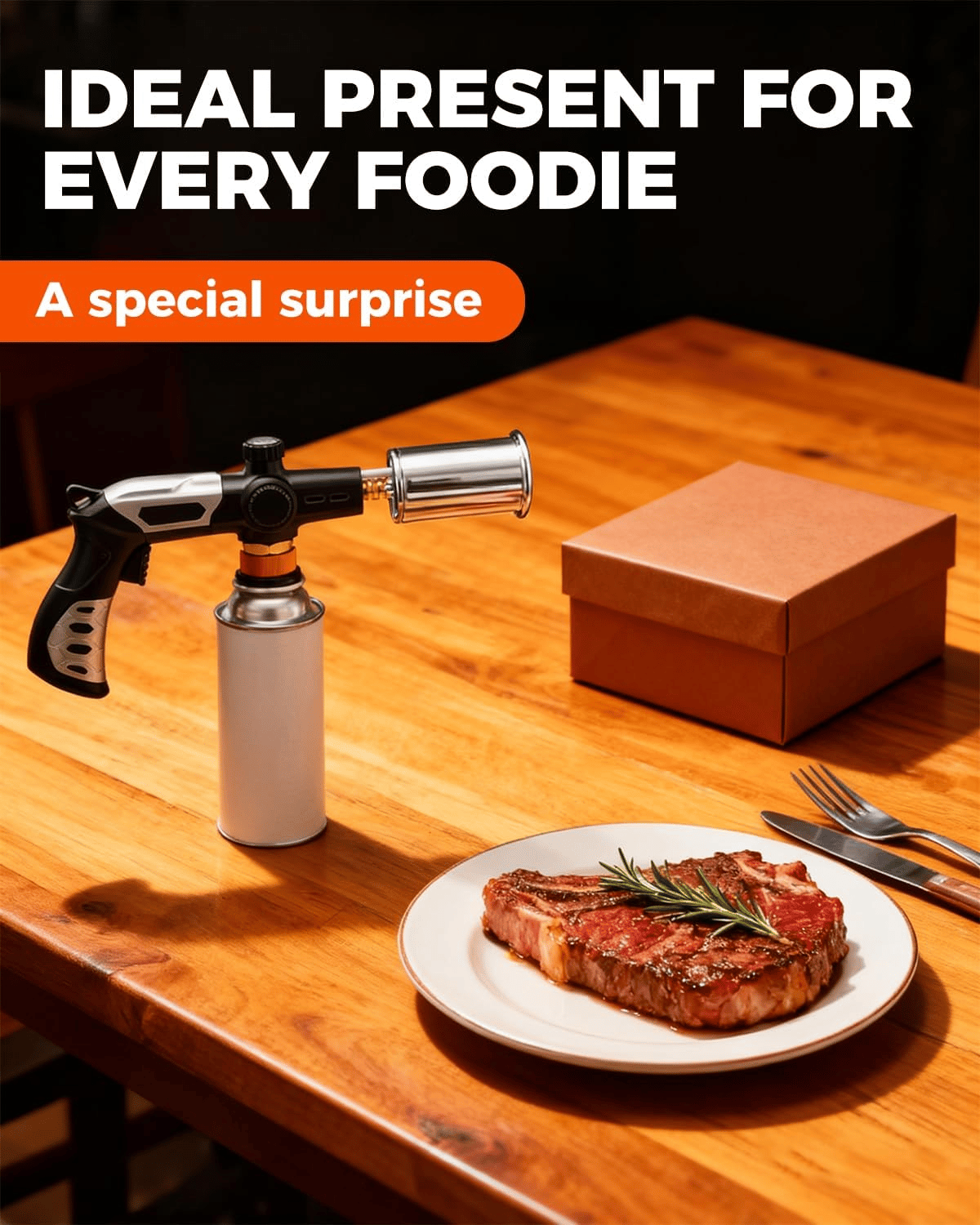 Cilifer®Powerful Propane Torch(Propane Tank Not Included)  Instant Ignition for Grilling. Charcoal. Soldering & Outdoor Cooking