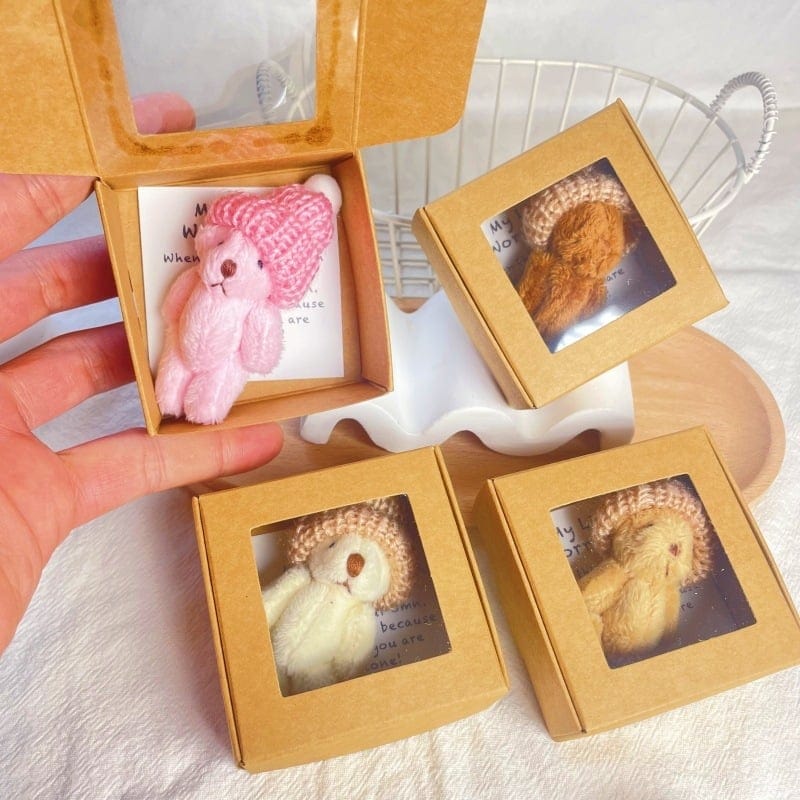 CZTICLE® 🎁Handmade Mini Plush Teddy Bear in Box