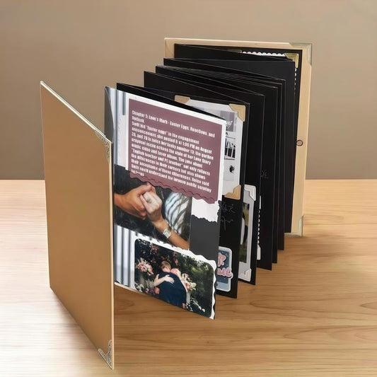 Cilifer®The Memory Keeper: 99+ Inch Accordion Scrapbook Album📚