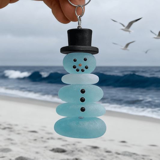 Cilifer®Crafted by Hand & Shaped by Nature-🌊Coastal Christmas Sea Glass Ornaments