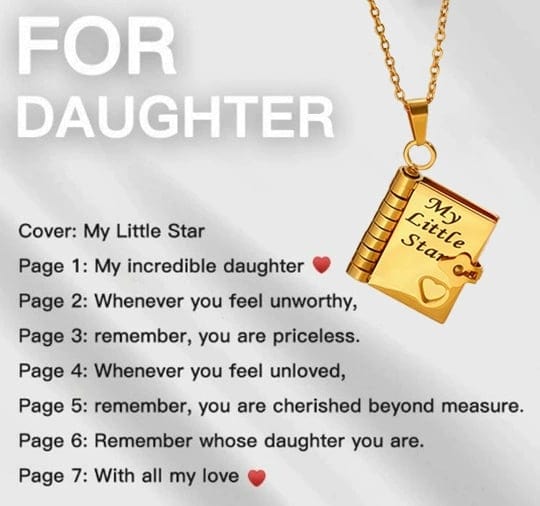 Cilifer®My Little Star Book Pendant. for your loved ones | A gift of everlasting love. for your family