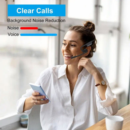 Cilifer®Open Air Conduction Wireless Bluetooth Headset with Microphone