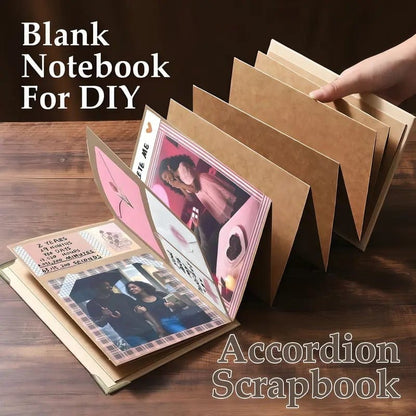 Cilifer®The Memory Keeper: 99+ Inch Accordion Scrapbook Album📚