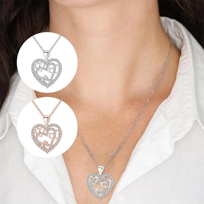 Cilifer®Interlocking Hearts Necklace