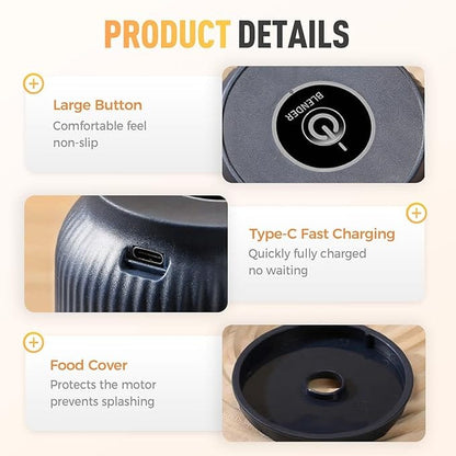 Cilifer®Electric Garlic Chopper.Mini Portable Veggie Chopper