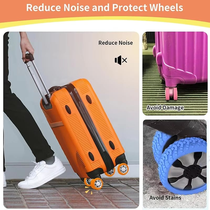 Cilifer®Luggage Suitcase Wheels Protection Covers