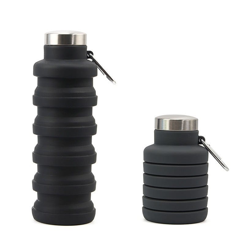 Cilifer®🏆Hot Sale🔥🔥Silicone foldable water bottle – Ideal for sports. travel & outdoor – Reusable & BPA-free