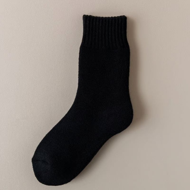Cilifer®5 Pairs Women's Solid Mid-calf Socks