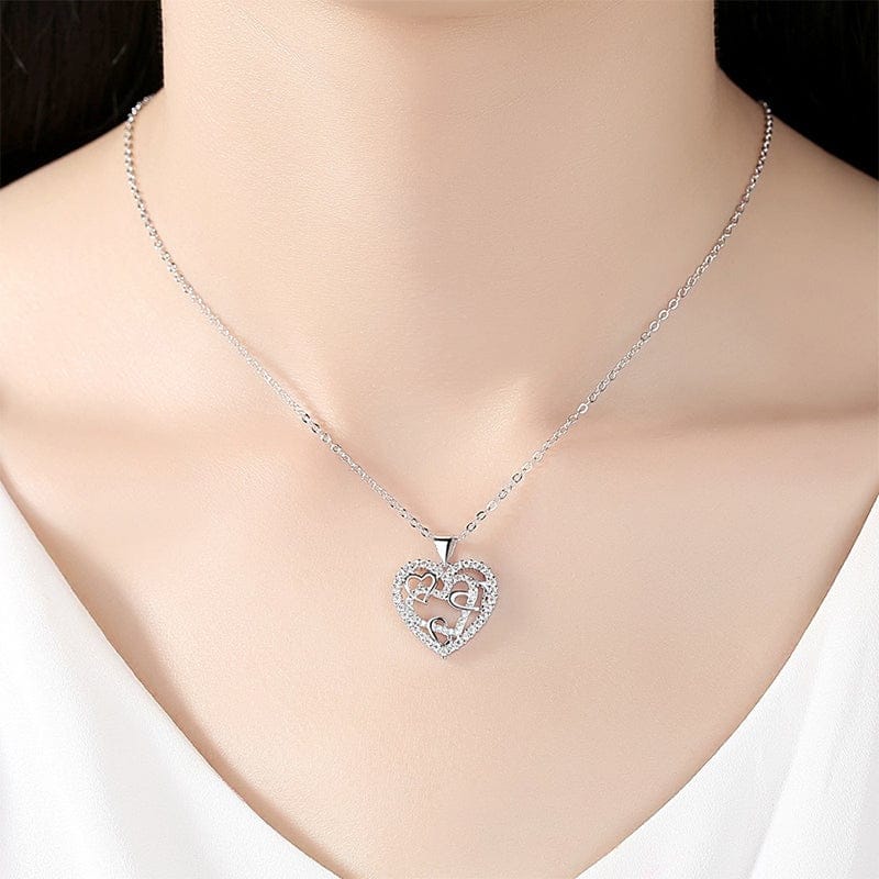 Cilifer®Interlocking Hearts Necklace