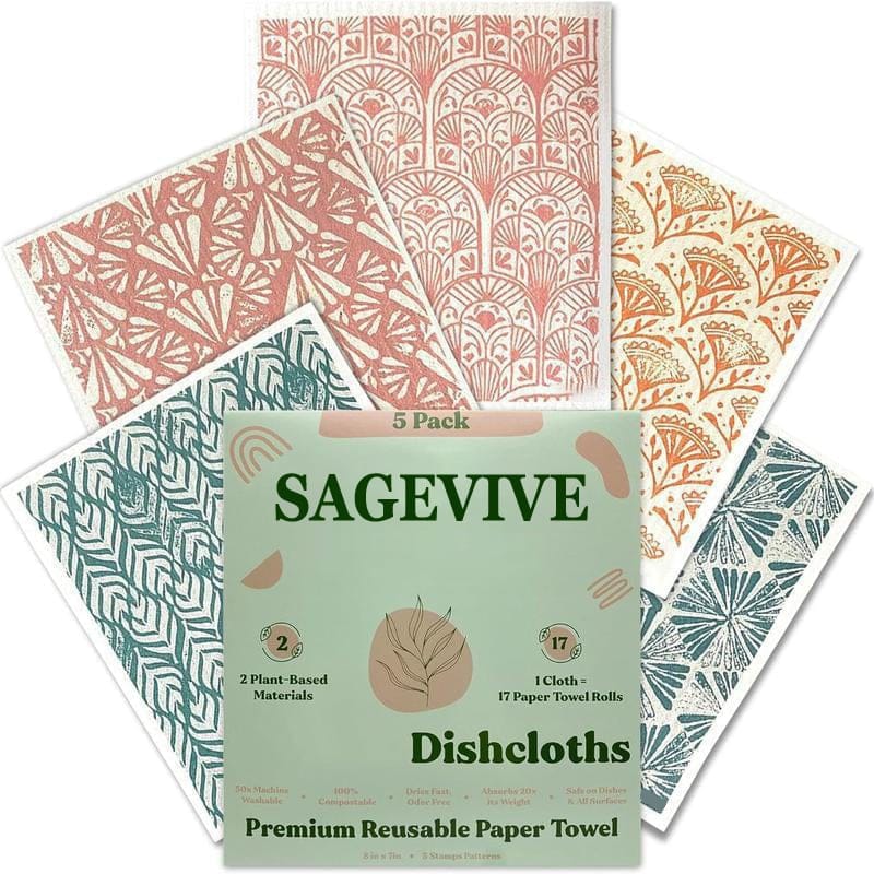 Cilifer®Dishcloths for Kitchen & Cleaning | 5 Pack