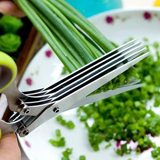 Cilifer®5 Blade Kitchen Salad Scissors