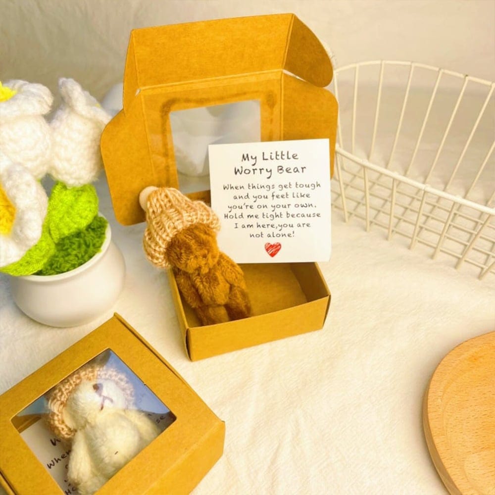CZTICLE® 🎁Handmade Mini Plush Teddy Bear in Box
