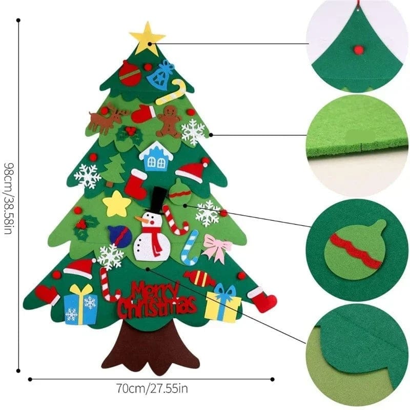 Cilifer®DIY Felt Christmas Tree Set