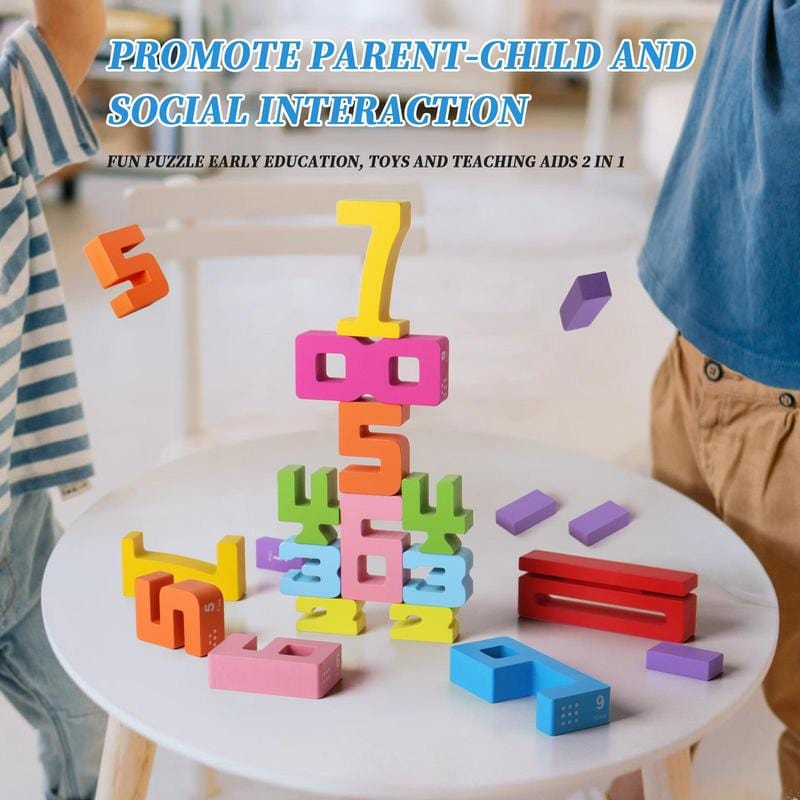 Cilifer®Wooden Number Building Block